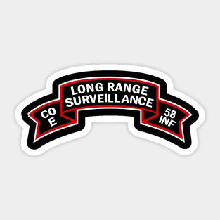 E Co 58th Infantry (Ranger) Scroll - LRRP Sticker